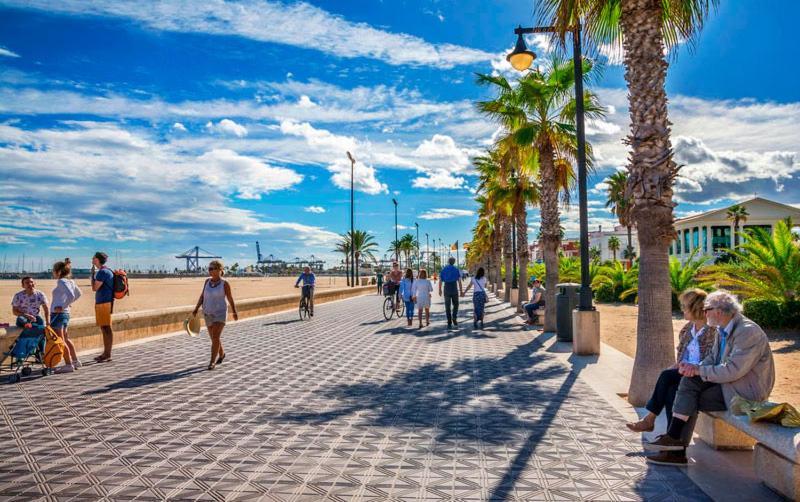 Valencia Beach Rooms Esterno foto